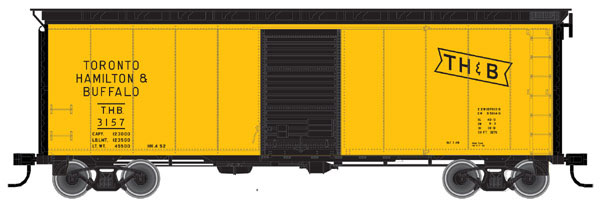 Atlas Model Railroad Co. HO scale 40-foot postwar boxcar with six-foot door