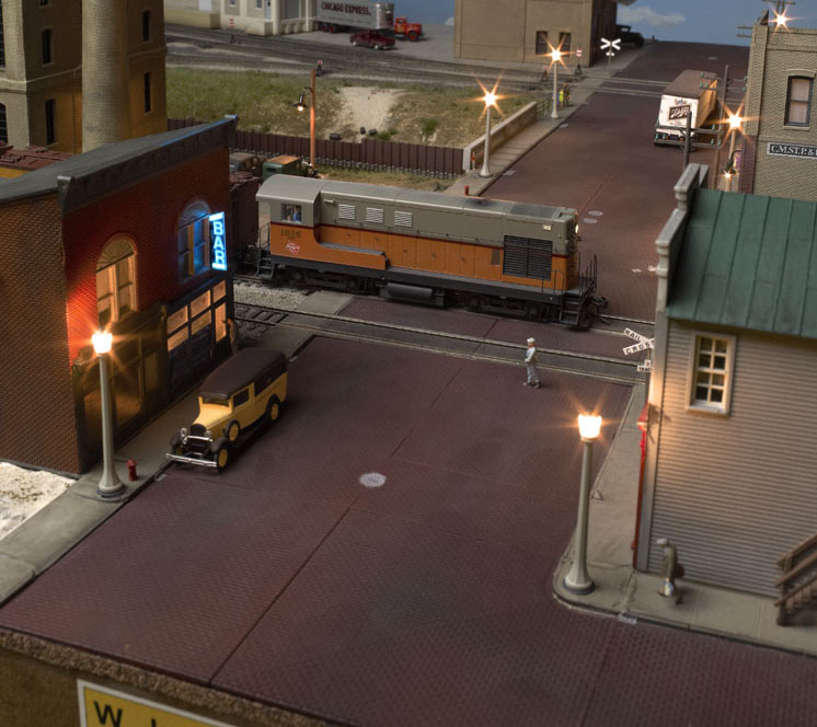 fiber optic lighting for model railroads