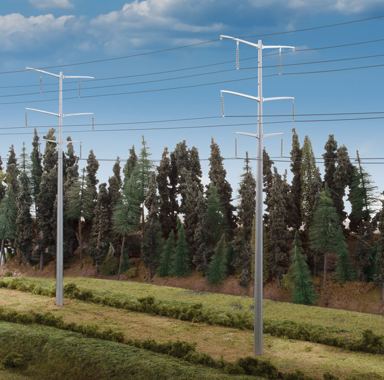 Wm. K. Walthers Inc. HO scale modern high-voltage transmission towers