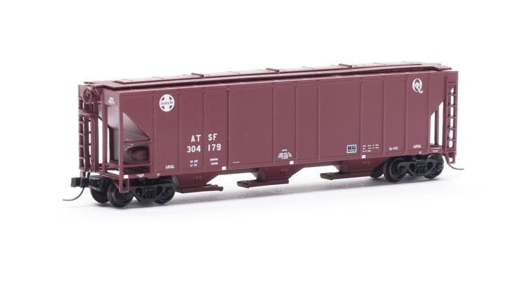 Atlas Model Railroad Co. N scale Pullman-Standard 4,427-cubic-foot-capacity low-side covered hopper