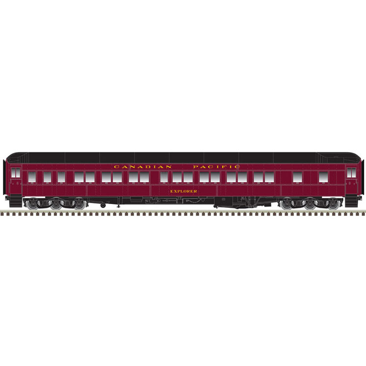 Atlas Model Railroad Co. HO scale 8-section, 1-drawing-room, 2-compartment heavyweight sleeper