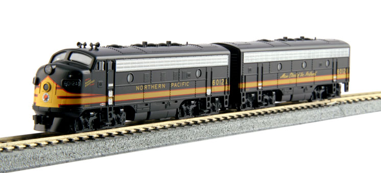 Kato USA N scale Electro-Motive Division F7A-B diesel locomotive sets