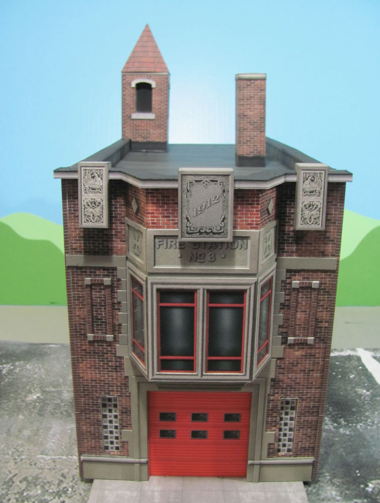 Clever Models O scale Firehouse no. 3