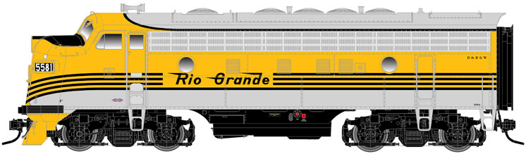 Atlas O Electro-Motive Division F7A and F7B diesel locomotives