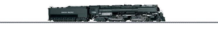 Märklin HO scale Union Pacific 3900-class 4-6-6-4 Challenger steam locomotive with oil tender