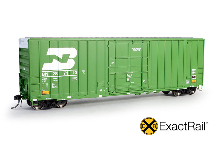 ExactRail HO scale Gunderson 6,269-cubic-foot-capacity boxcar