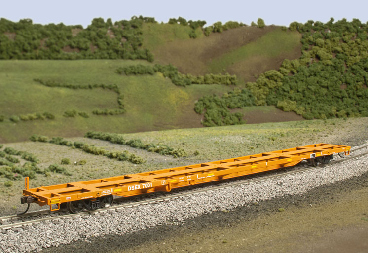Atlas Model Railroad Co. HO scale 85-foot trash flatcar