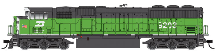 Wm. K. Walthers HO scale Electro-Motive Division SD60M diesel locomotive
