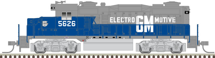 Atlas Model Railroad Co. N scale Electro-Motive Division GP20 diesel locomotive