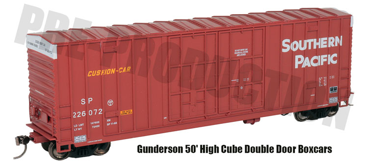 InterMountain Railway Co. N scale Gunderson 50-foot high-cube double-door boxcars