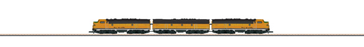 Märklin Inc. Z scale Electro-Motive Division F7A-B-A diesel locomotive set