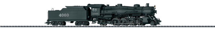 Märklin HO scale Atchison, Topeka & Santa Fe 2-8-2 Mikado steam locomotive