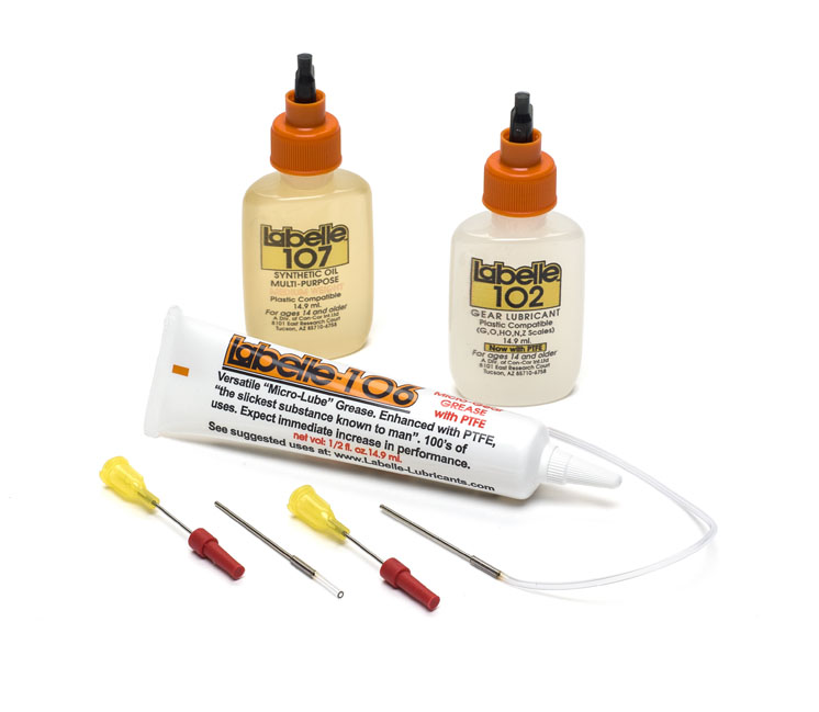 Labelle Industries Lubrication kit for HO, S, O, and large scales