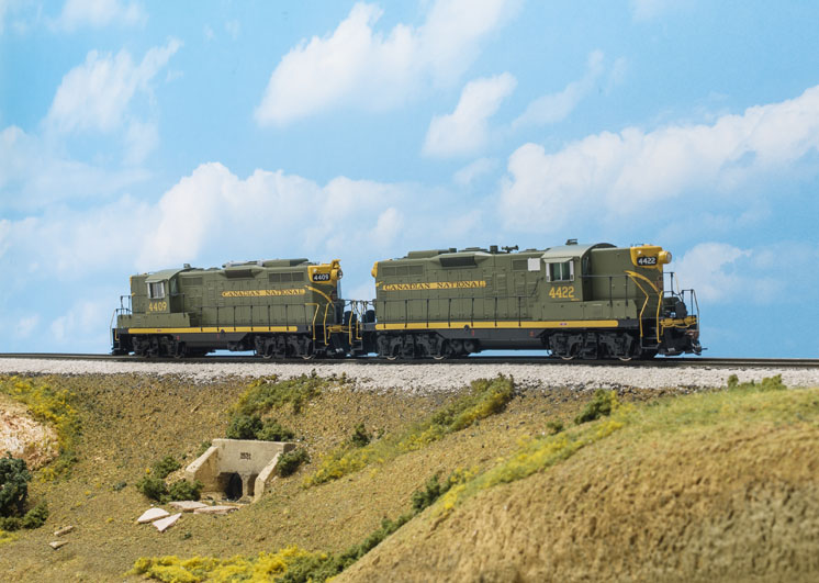 Athearn Trains HO scale EMD GP9 diesel locomotives