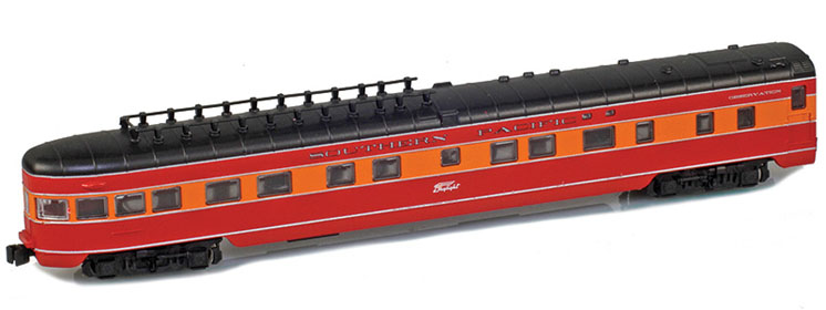 American Z Line Z scale Southern Pacific lightweight observation car
