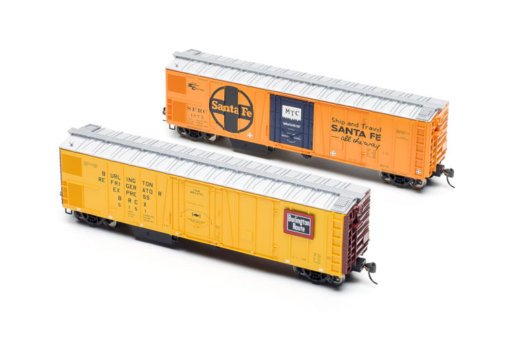 Wm. K. Walthers HO scale 50-foot mechanical refrigerator car with exterior posts