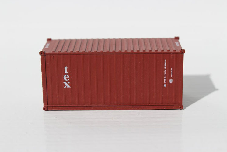 Jacksonville Terminal Co. N scale 20-foot standard-height intermodal container