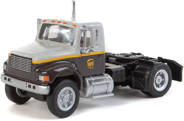 Walthers HO scale UPS International 4900 single-axle tractor