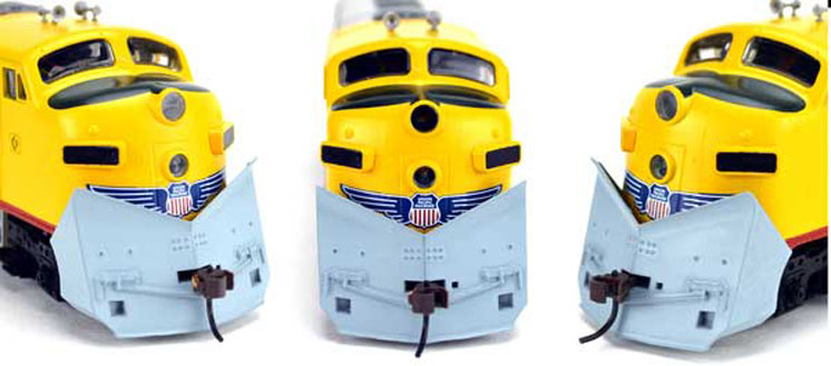 Bowser Trains HO scale Union Pacific or Rock Island style snow plows