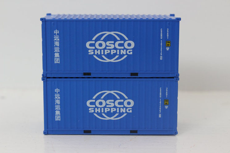 Jacksonville Terminal Co. N scale corrugated-side intermodal containers