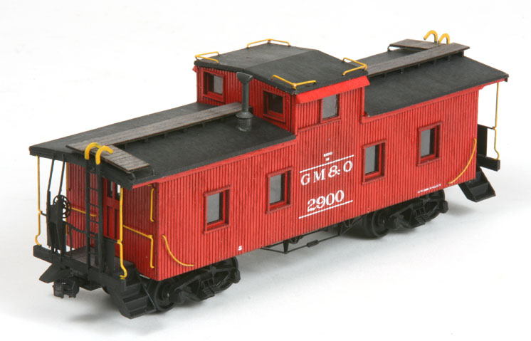American Model Builders HO scale Gulf, Mobile & Ohio caboose kit