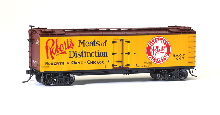 MTH Electric Trains HO scale Pacific Fruit Express R40-2 billboard reefer