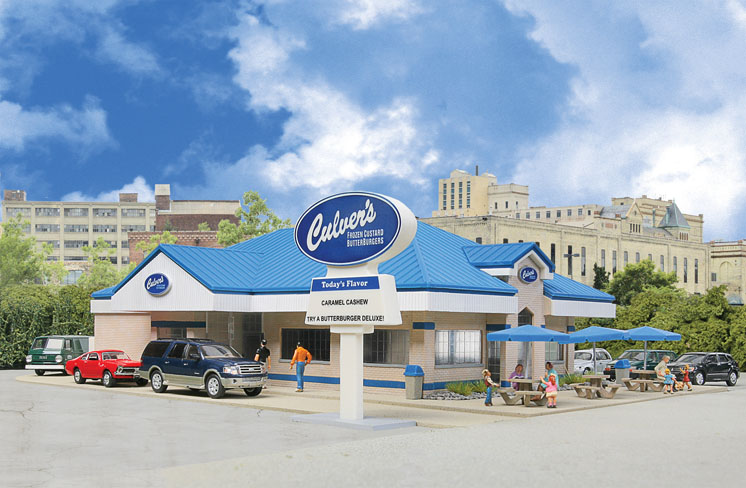 Wm. K. Walthers HO scale Culver’s restaurant