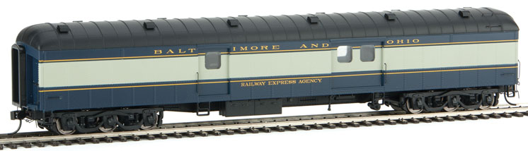 Wm. K. Walthers HO scale American Car & Foundry 70-foot arched-roof baggage car
