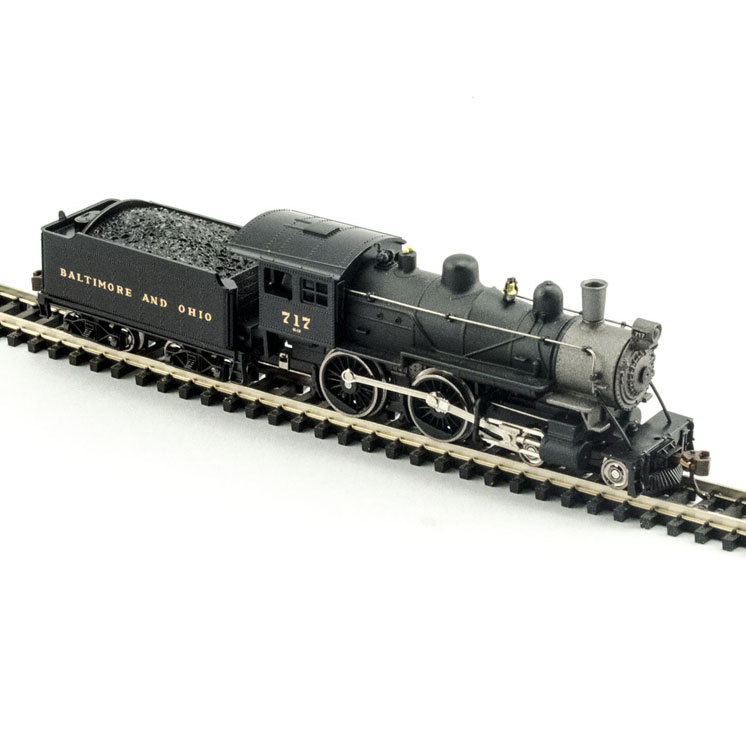 Model Rectifier Corp. N scale 4-4-0 American steam locomotive