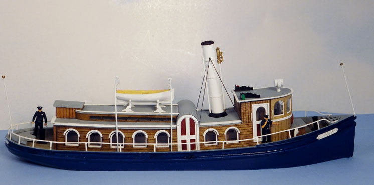 Sea Port Model Works HO scale 60-foot police boat Lannan