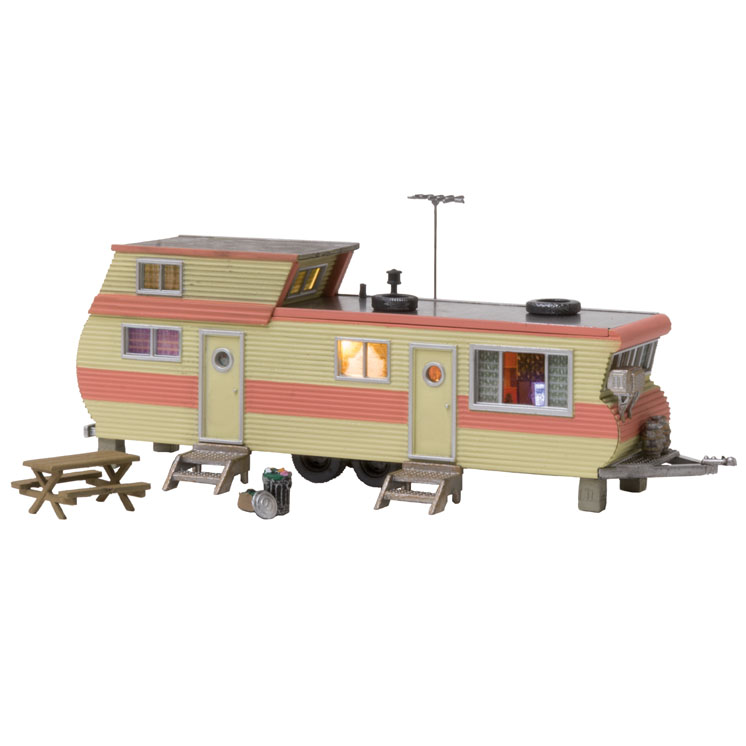 Woodland Scenics HO scale Double-decker trailer home