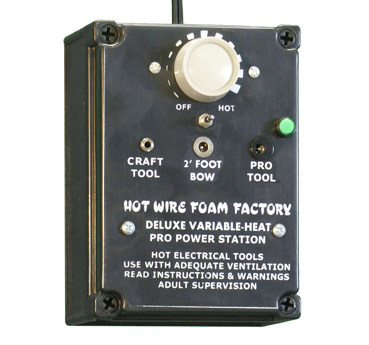 Hot Wire Foam Factory deluxe variable heat pro power station