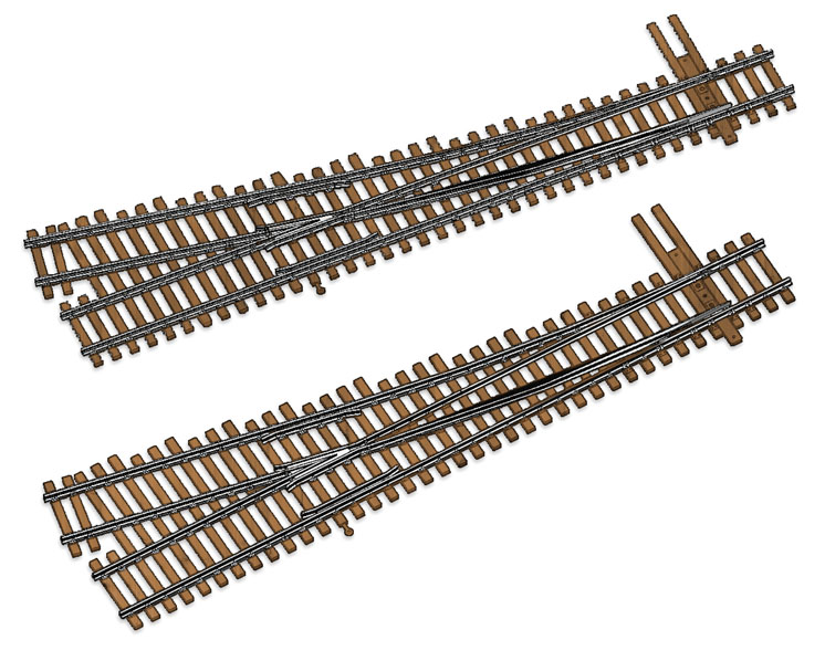 Wm. K. Walthers HO scale code 83 turnouts