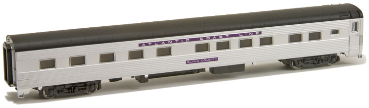 RailSmith Models N scale Atlantic Coast Line Pullman-Standard 10-roomette, 6-double-bedroom fluted-side lightweight sleeper