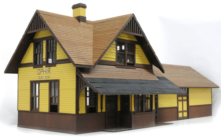 Banta Modelworks large scale Ophir, Colo., depot