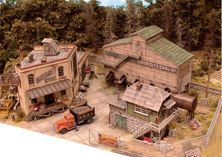Bar Mills Models HO scale Queen City Fuel & Coal kit.
