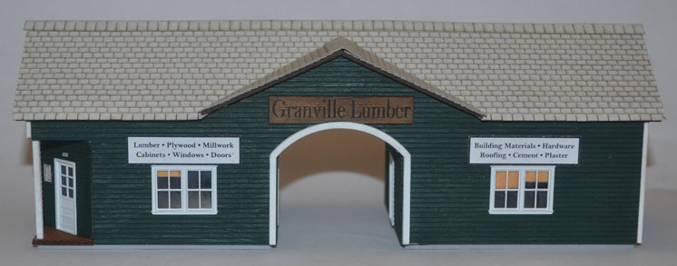 The TrainMaster HO scale Granville Lumber kit