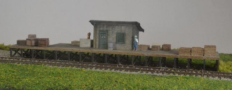 The TrainMaster N scale loading dock