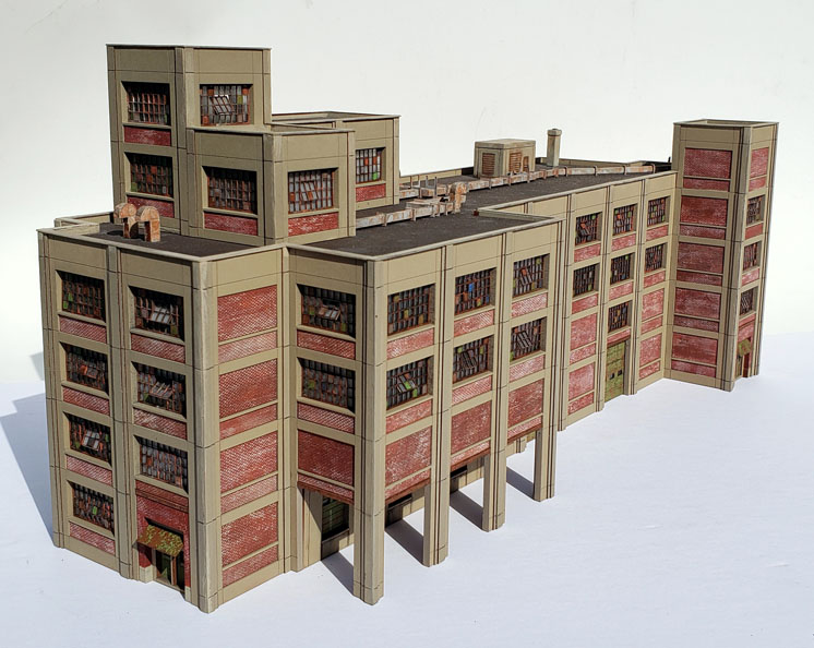 ITLA Scale Models N scale concrete and brick wall panels