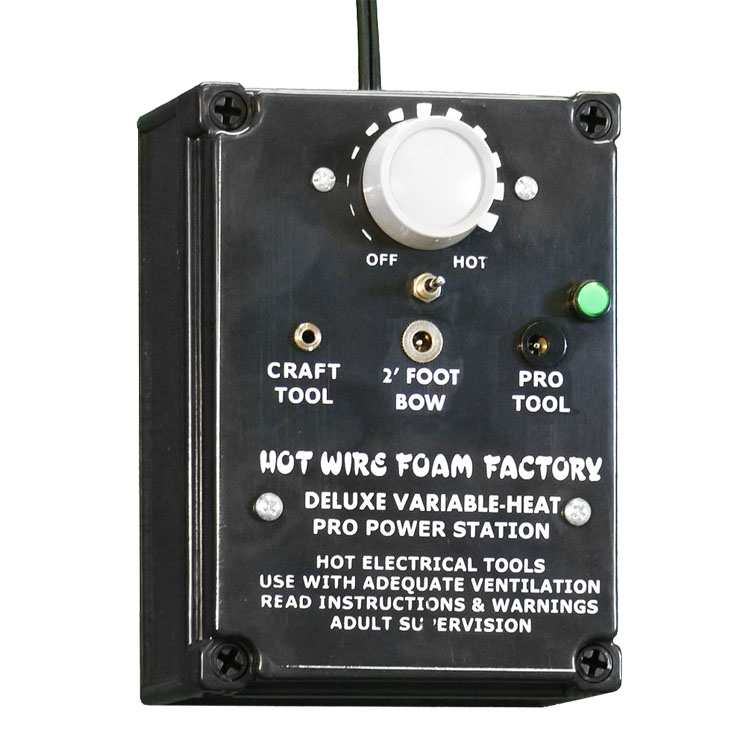 Hot Wire Foam Factory Deluxe Variable-Heat Pro Power station