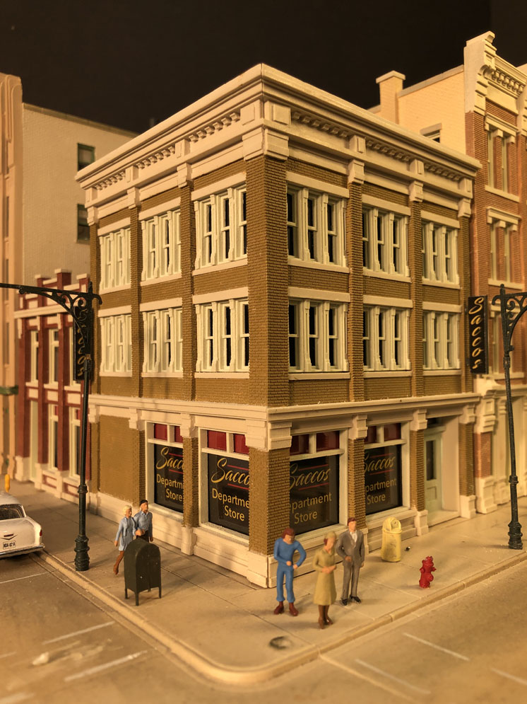 Lunde Studios HO scale Sacco's Department Store