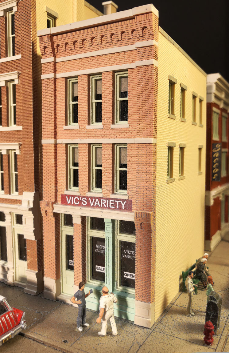 Lunde Studios HO scale Vic's Variety