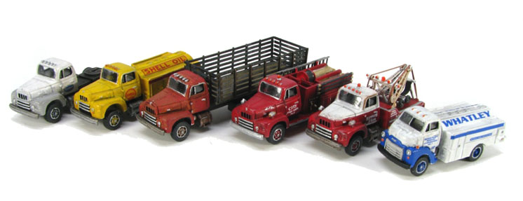 Showcase Miniatures N scale assorted 1950s vehicles