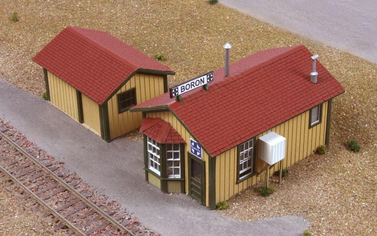 American Model Builders Inc. HO scale Atchison, Topeka & Santa Fe Boron, Calif., station