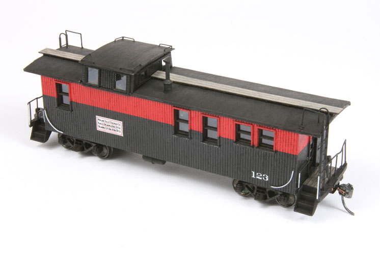 American Model Builders Inc. HO scale Midland Valley double-sheathed caboose