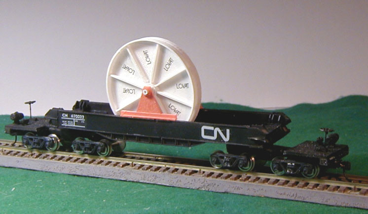 Concept Model HO scale Canadian National well car no. 67002
