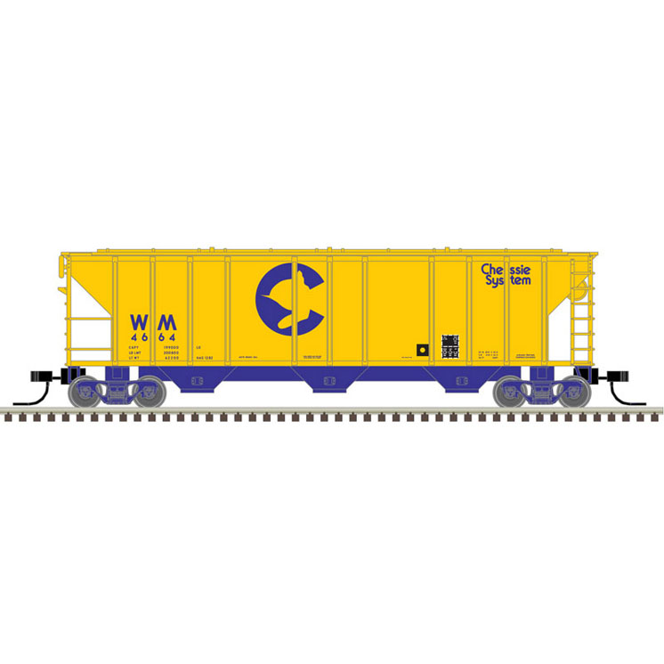 Atlas Model Railroad Co. N scale Pullman-Standard 4,427-cubic-foot-capacity low-side covered hopper