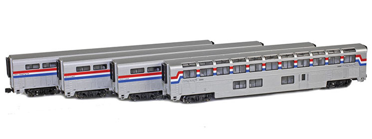 American Z Line Amtrak Superliner I passenger cars