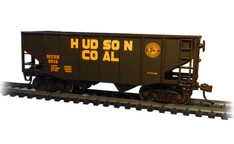Endless Mountains Model Railroad Club Hudson Coal Co. 55-ton fish-belly hopper