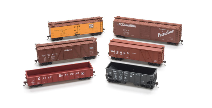Accurail HO scale assorted freight car kits
